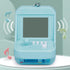 1Pc Blue Micro Player Mini Arcade Machine with Keychain, 26 Classic Game Modes Support Music Mini Building Block Game Console Plug and Play Video ...