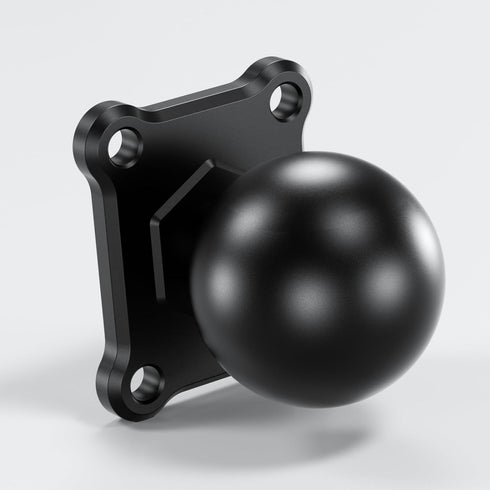 BRCOVAN 1.5'' Ball Mount Base with Aluminum Alloy 4-Hole AMPS Square Plate & 1.5'' TPU Ball Adapter Compatible with RAM Mounts C Size 1.5 Inch Bal...