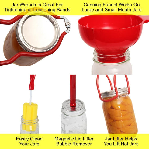 Canning Tools (Kit with Jar Wrench)...