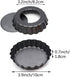 Mini Tart Pans, Nonstick 4 Inch Mini Quiche Pan Removable Bottom Tart Pan Set of 6 (4-Inch)...