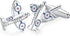 HONEY BEAR Mens Airplane Aircraft Cufflinks Wwii Fighter Plane Gift Silver...