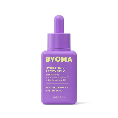 BYOMA Hydrating Recovery Oil - Luxury Face Oil with Squalane, Jojoba Oil & Seabuckthorn Oil - Instant Radiant and Glowy Skin - Barrier Repair Faci...