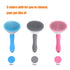 Dog Brush Cat Brush with Massage Particles, Cat Brush with Release Button Easy to Remove Loose Undercoat, Pet Grooming Brush Tool Suitable for Pet...