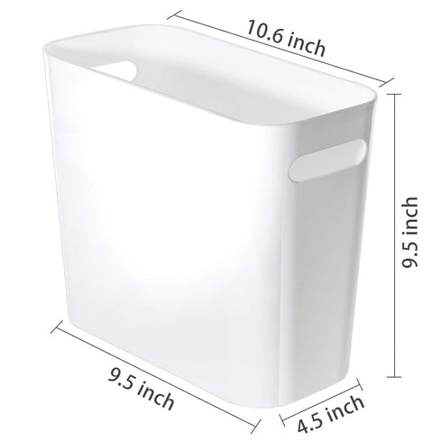 Youngever 1.5 Gallon Slim Trash Can, Plastic Garbage Container Bin, Small Trash Bin with Handles for Home Office, Living Room, Study Room, Kitchen...