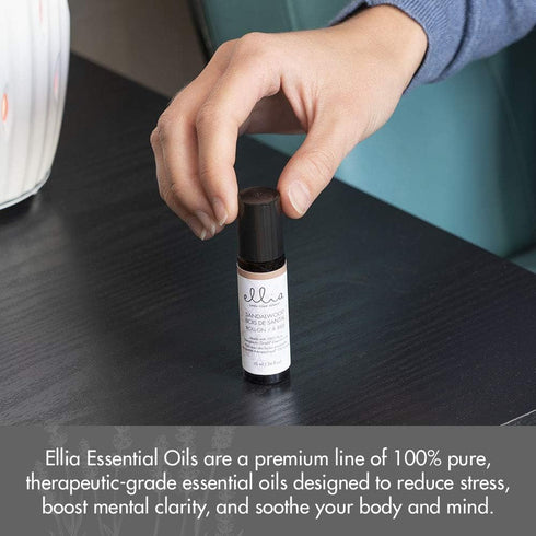 Ellia Sandalwood Essential Oil Roll-On | 10ml, 100% Pure, Therapeutic Grade...