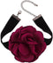 Dtja Vintage Rose Flower Choker Necklace for Women Girls Gothic Black Velvet Ribbon Camellia Blossom Charm Chain Adjustable Comfort Fit Retro Wedd...