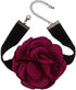 Dtja Vintage Rose Flower Choker Necklace for Women Girls Gothic Black Velvet Ribbon Camellia Blossom Charm Chain Adjustable Comfort Fit Retro Wedd...
