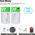 USB D Lithium ion Rechargeable Battery, 1.5V 12000mWh Rechargeable D Battery, 4 H Fast Charge, 1200 Cycle with Type C Port Cable, Constant Output,...
