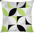ArtSocket Set of 4 Throw Pillow Covers Green Black Lime Mosaic Pattern Gray Grey White Retro Triangles Geometric Decorative Pillow Cases Home Deco...