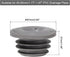 uxcell Drain Pipe Seal Ring, Silicone Ring Washing Machine Sealing Plug, Anti-Odor Floor Drain Plug Sewer Pipe Seal Ring Sealing Cover for 45-50mm...