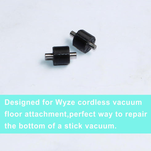 PIAOLGYI Replacement Small Wheels for Wyze Cordless Vacuum Floor Attachment,Wheel Compatible with Wyze Coordless Vacuum,2 Pack(Black)...