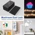 Dual Lock Fastener, Reclosable 10 PCS 1in x 2in Heavy Duty Mounting Tape, Adhesive Hook Lock Sticky Back Mushroom Mounting Tape Black Color for In...
