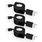 Retractable USB C Cable for Car,3.3ft 3 Pack Android Phone USB C to USB A Cord Fast Charging for Samsung Galaxy S24/S24 Ultra/S24 Plus/S23/S22/A55...