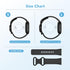 2 Pack Waterproof Bands Compatible with Fitbit Versa 3 / Fitbit Versa 4 / Fitbit Sense/Sense 2 Bands, Classic Soft Sports Replacement Wristbands f...