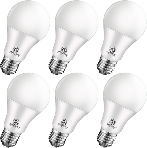 Energetic 6-Pack Dimmable LED Light Bulbs 100 Watt Equivalent, 1500 Lumens 12.5W, Warm White 3000K, E26 LED Bulb, 15000 Hrs, UL Listed...