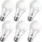 Energetic 6-Pack Dimmable LED Light Bulbs 100 Watt Equivalent, 1500 Lumens 12.5W, Warm White 3000K, E26 LED Bulb, 15000 Hrs, UL Listed...