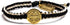 My Saint My Hero Gratitude Bracelet - Black/Gold Metallic...