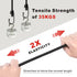 Bungee Cords with Hooks, Heavy Duty Outdoor Elastic Bungee Straps?No Odour Industrial Grade Bungee Rope for Securing Tarps, Luggage, Tents, Bikes ...