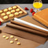 MAGICLULU 4 Sheets Baking Dish Cloth Macaron Silicone Baking Mats Baking Tray Mat Baking Oilcloth Silicon Baking Mat Non Silicone Bakeware Oilproo...