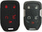 KAWIHEN Keyless Entry Remote Key Fob Shell Cover Compatible with 2017 2018 2019 2020 2021 Silverado Suburban Tahoe GMC Acadia Sierra Terrain Yukon...
