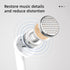Wireless 5.2 Bluetooth headphones, wireless gaming earbuds with stereo sound, in-ear bass sports White headphones with built-in microphone...