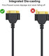 2-Pack VGA Extension Cable 6ft, VGA Cord Male to Female 15 Pin (NOT 9 Pin), SVGA HD15 Monitor Video Adapter Cable Support 1080P Full HD for Laptop...