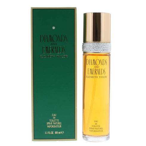 ELIZABETH TAYLOR Diamonds & Emeralds Eau de Toilette Splash, 3.4 Ounce...
