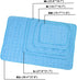 Love Dream Pet Cooling Mat for Dogs, Pet Dog Self Cooling Pad, Ice Silk Self Cooling Mat Sleep Pad Foldable and Washable Summer Cool Mat Blanket f...