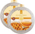 Mrs. Anderson's Baking Individual Pie Crust Protector Shields, For Mini Pies and Pot Pies, 1 Set of 2 Pie Shields...
