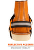 Ergodyne TREX 6315 Strap-On Heel Traction Cleat Grips Ice and Snow, Easily Attaches Over Heel of Shoe/Boot with Steel Plate to Provide Anti-Slip S...