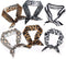 6pcs Creative Leopard Grain Series Bag Handbag Handle Ribbon Scarf Hair Head Band Neck Scarf Neckerchief Scarf Fashion Gifts...
