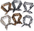 6pcs Creative Leopard Grain Series Bag Handbag Handle Ribbon Scarf Hair Head Band Neck Scarf Neckerchief Scarf Fashion Gifts...