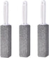 Pumice Stone Toilet Cleaning Brush with Handle Toilet Bowl Cleaner Hard Water Ring Remove for Bath Pool Kitchen Household Cleaning (3 Pack)...
