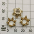 iloveDIYbeads 60pcs Mixed Antique Silver Bronze Gold 3D King Crown Loose Spacer Bead,Craft Supplies Crown Charms for Jewelry Making Accessory Find...