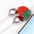 Stainless Steel Mini Coffee Espresso Spoon, Dessert Teaspoons Small Soup Spoons, Silver Cute Animals Coffee Spoon, 5.6 inch, Set of 4...