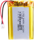 Liter Energy Battery 3.7V Lipo Battery 1000mAh Rechargeable Lithium ion Polymer Battery 553450 Lithium Polymer ion Battery with JST Connector...