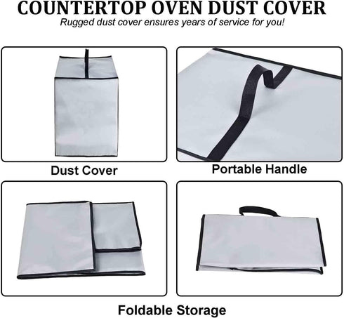 Air Fry Countertop Oven Cover Waterproof Heat-Resistant Dust-Proof Cover with handle for Ninja SP101/SP351/SP201 Digital Air Fry Countertop Oven (...