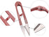 2Pcs Multicolor Mini Sewing Scissors Clipper 2Pcs Leather Scissors Sheath Cover Small Embroidery Thread Thrum Yarn Trimming Nipper U-Shaded Craft ...