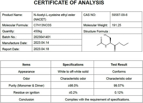 GlyNAC-ET NAC Supplement N-Acetyl Cysteine Ethyl Ester - 20x More Bioavailable Than GlyNAC - Glycine & N-acetylcysteine Ethyl Ester Anti Aging Sup...