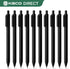 Kaco 10 Pieces Ballpoint Pens PURE, Black Ink, 1.0mm Medium Point, 10-Count Pack Pens Retractable Journaling Office Supplies...