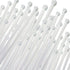 14 Inch Length 75 lbs TENSILE Strength Premium Grade, UV Weather Resistant, Premium Grade - HEAVY DUTY (100 Natural Clear Cable Zip Ties)...