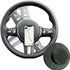 Magnetic Universal Steering Wheel Phone Holder - Perfect Rotating Magnet Mobile Mount for Golf Carts, Trucks, Utility Vehicles, Motor Coaches, GPS...
