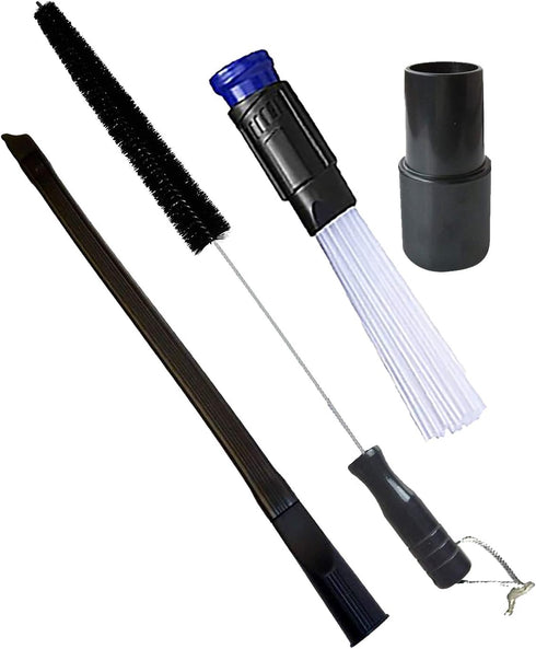 Dryer Vent Cleaner Kit 4 Pack Dryer Lint Brush Vent Trap Cleaner Long Flexible Refrigerator Coil Vacuum Attachment