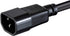 Monoprice Heavy Duty Power Cable - 2 Feet - Black | IEC 60320 C14 to IEC 60320 C15, 14AWG, 15A, SJT, 100-250V...