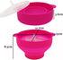 Mini Microwave Popcorn Popper, BPA Free Silicone Popcorn Popper Microwave Collapsible, Microwave Popcorn Maker, Microwave Popcorn Bowl, Dishwasher...