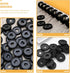 Operitacx Binder Ring 25pcs Loose Leaf Binder Discs Discbound Expansion Discs Heart Binder Rings for for Extra Pages Notes Artwork Notebooks and P...