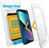 Simple Snap Tempered Glass Screen Protector Compatible with iPhone 12/12 Pro — Invisible Premium Protection that is Fingerprint Free, Bubble Free ...
