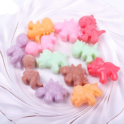 YuCool 3 Pack Dinosaur Chocolate Mold, Mini Dinosaur Silicone Gummy molds with 12-Cavity for Candy Chocolate Ice Cube-Purple,Blue, Green...