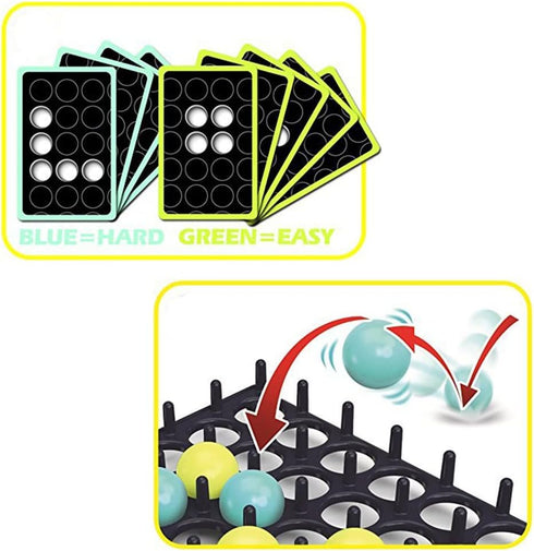 Bounce Off Game Family Game Board Game Pressure Relief Toy Interactive Battle Game...