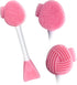 Silicone Face Scrubber Face Mask Brush Exfoliating Lip Brush Cleansing Brush Facial Cleansing/Wash Brush Exfoliator Blackhead Skin Care Tool Makeu...
